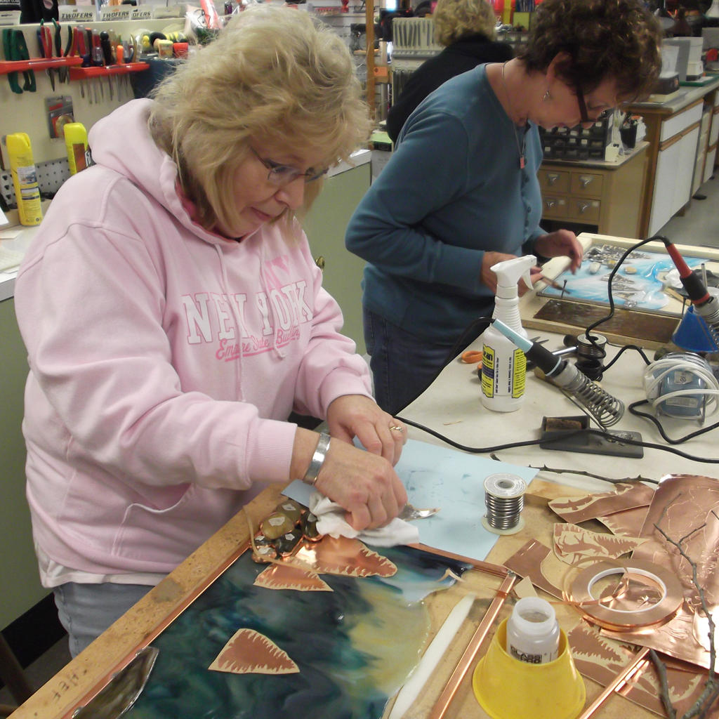 hiddenimagestainglassclassproject Glass House Store