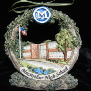 Macarthur High School Christmas Ornament