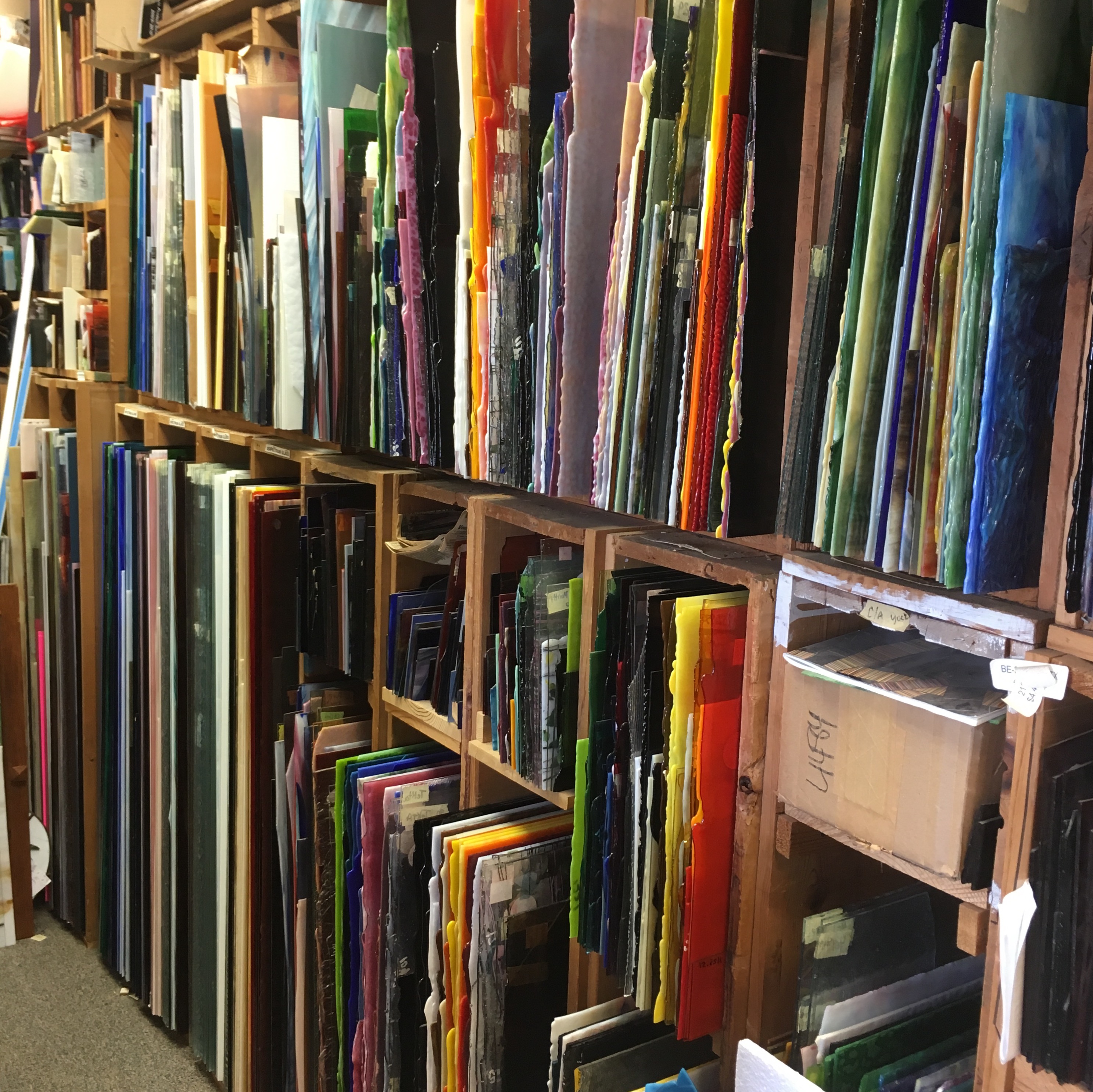 Large stock of full sheet glass Glass House Store