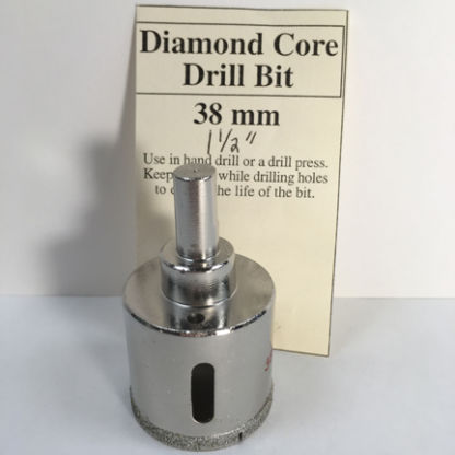 1-1/2" Diamond Core Drill Bit (38 mm)