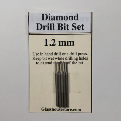 1.2 mm Diamond Drill Bit 5 Piece Set works with Dremel