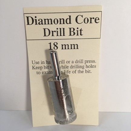 Put 2 in Your Cart 9/16 Diamond Core Drill Bit For Glass and Tile Get the Third FREE Free Beginners Drilling Guide 100 % You’ll Drill Glass and Tile 