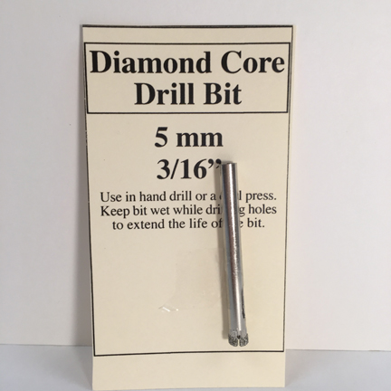 Details about   Diamond Tile Drill Bit 3/16" Diameter OAL 2-3/16" 