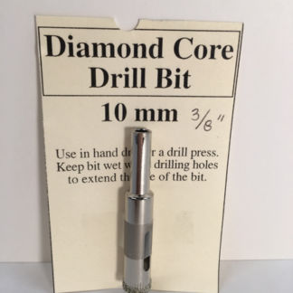 3/8" Diamond Core Glass Drill Bit (10 mm)