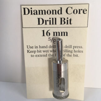 5/16" Diamond Core Drill Bit (16 mm)
