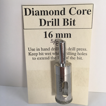 16mm 5/8" inch Professional Sintered Diamond segment hole saw core drill bit 