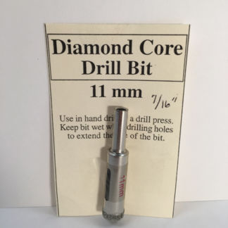 7/16" Diamond Core Glass Drill Bit (11 mm)