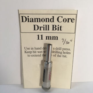 7/16" Diamond Core Glass Drill Bit (11 mm)