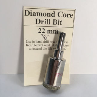 7/8" Diamond Core Drill Bit (22 mm)