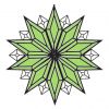 MMS 5005 Green Bevel Cluster MMS Bevels