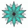 MMS 5005 Turquoise Bevel Cluster MMS Bevels