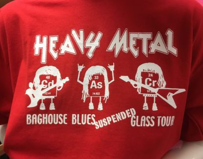 Heavy Metal Baghouse Blues Suspended Glass Tour T Shirt