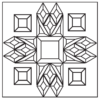 MMS 7003 Glass Bevels Cluster 10-1/2” x 10-1/2”