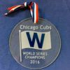 Chicago Cubs World Champions 2016 W Commemorative Ornament