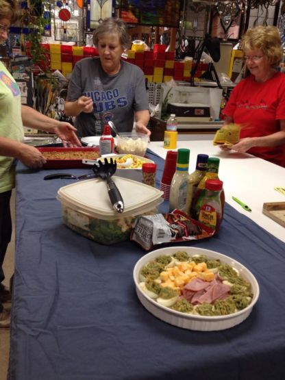 Dinner and a project dinner