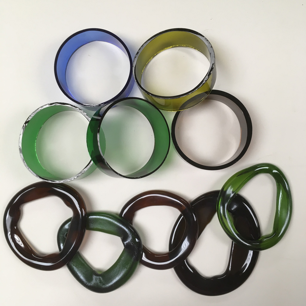 Wine Bottle Rings Glass House Store