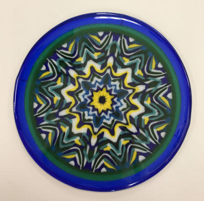 small kaleidoscope triangle plate