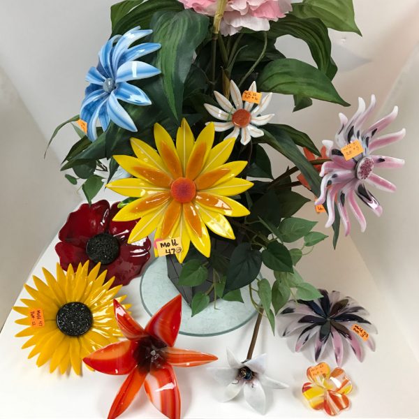 Fused Glass Flowers Saturday July 8 & July 22 Glass House Store