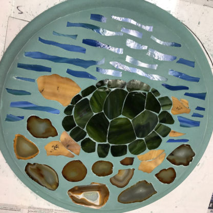 Turtle DiamondCrete Stepping Stone Class Project