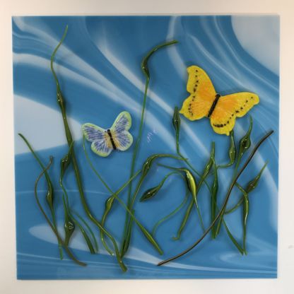 Vitrigraph Kiln Fun Class Finished Butterfly Project