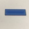 Blue rectangle glass bevel 1 inch representative