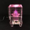 Lighted base with 3D Transfer House