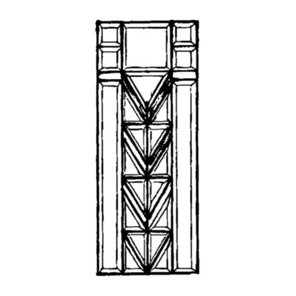 Clear Beveled Glass Cluster - MMS 7001