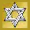 Star of David Beveled Glass Cluster - MEC 210