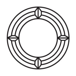 Beveled Glass Border Set - MMS 9008