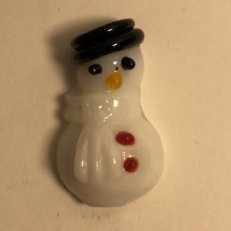 Tiny glass snowman
