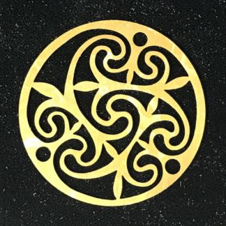 Celtic Swirl Brass Filigree