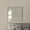 2" x 2" Clear Bevel Square