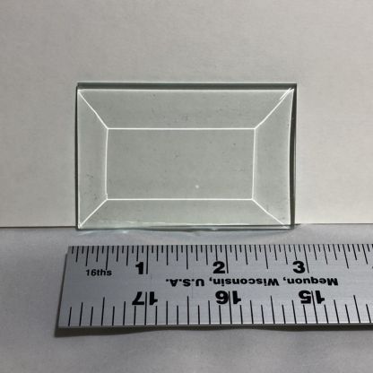 2" x 3" Box 30 - Rectangle Bevel Glass