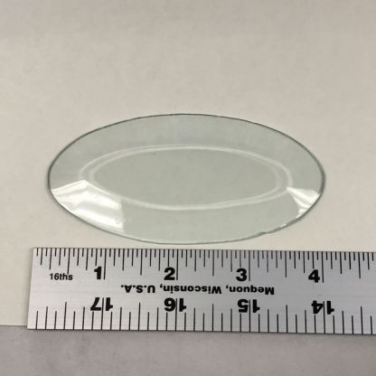 Clear Oval Bevel-2" x 4"