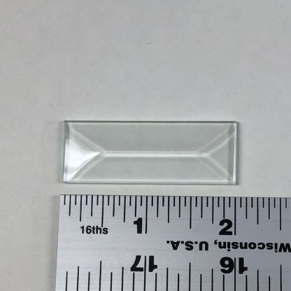 3/4"  x  2" Rectangle Bevel Glass