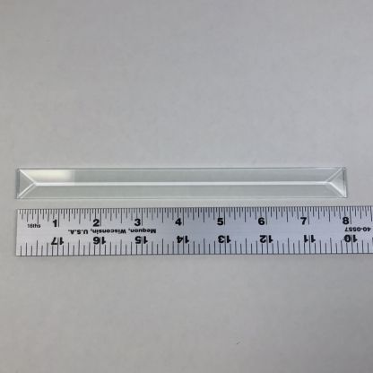 3/4"  x 8" Rectangle Bevel Glass