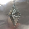 Glue Chip Diamond Bevel Glass 2" x 4"