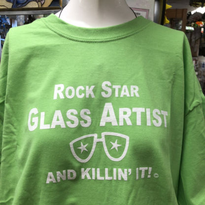 Rock Star Glass Artist T-Shirt - Image 2
