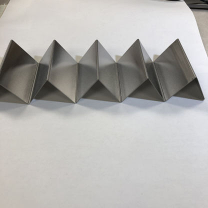 Stainless Kaleidoscope Triangle Pattern Bar Mold