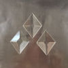 Diamond Bevel Glass 1 1/2" x 2"