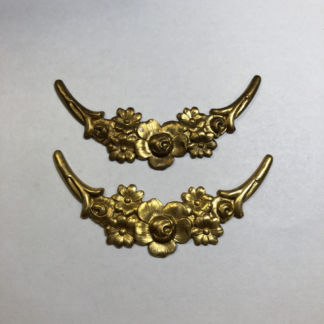 Brass Floral Spray #1275