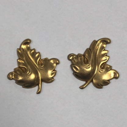 Brass Medium Fancy Leaf #2022