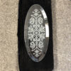 Victorian Etched Oval Bevel-3 7/16" x 8" - OV6