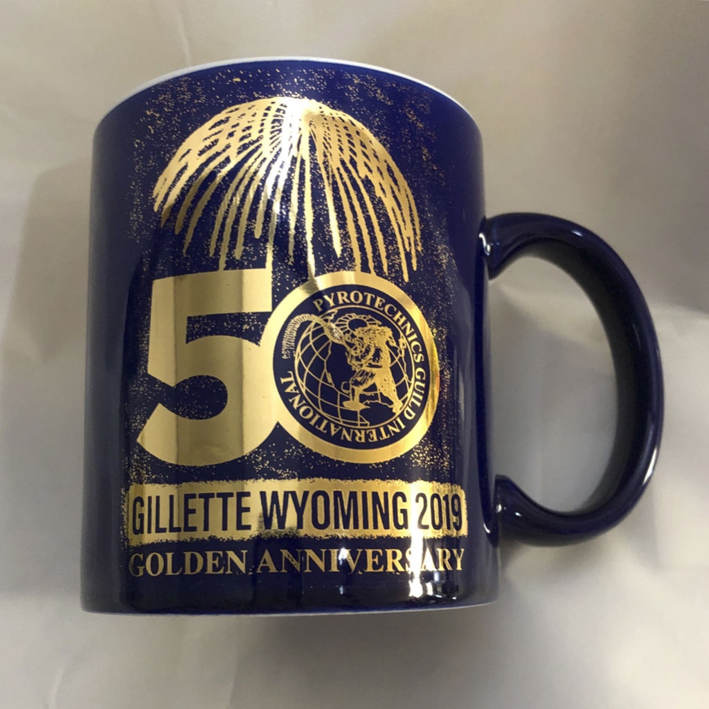 PGI 50th Anniversary Gold Coffee Mug