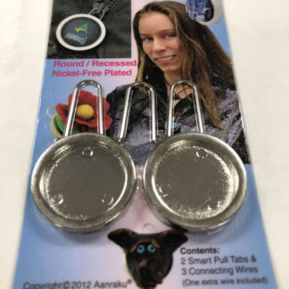 Smart Zipper Pulls-Aanraku- Silver Finish