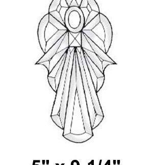 Beveled Glass Cluster - MEC 207 Angel