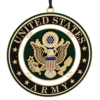 Brass U. S. Army Ornament - Image 2