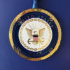 Brass U. S. Navy Ornament