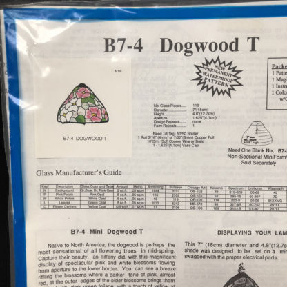 Worden B7-4 Dogwood T Lamp Pattern - Image 2