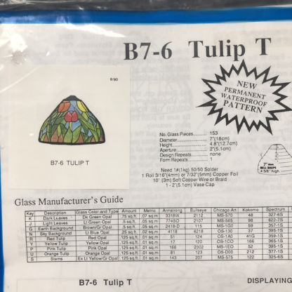 Worden B7-6 Tulip T Lamp Pattern - Image 2